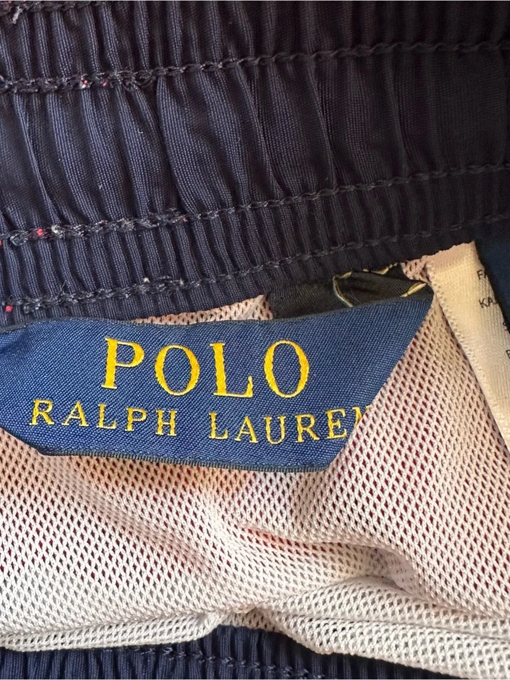 Polo Ralph Lauren Men’s Size Small Swim Shorts Red Mesh Lined Logo Summer